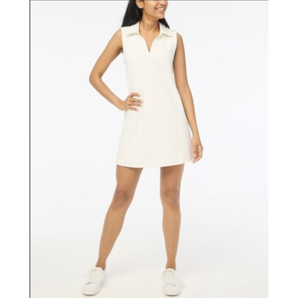J Crew Polo Active Sleeveless Stretchy Pull On Mini Dress US Womens XXL Plus New